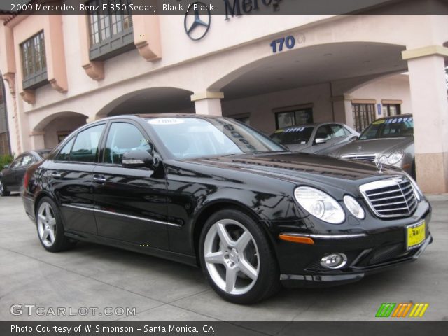 2009 Mercedes-Benz E 350 Sedan in Black