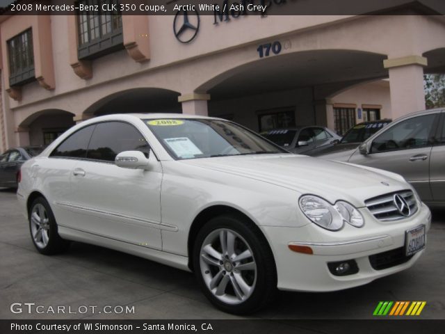 2008 Mercedes-Benz CLK 350 Coupe in Arctic White