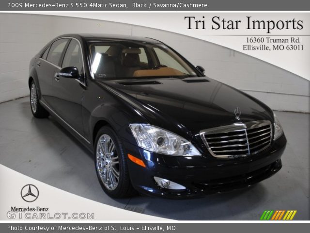 2009 Mercedes-Benz S 550 4Matic Sedan in Black