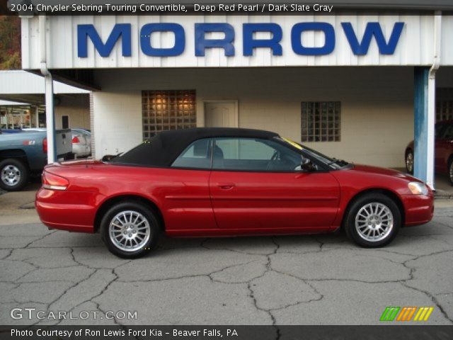2004 Chrysler Sebring Touring Convertible in Deep Red Pearl