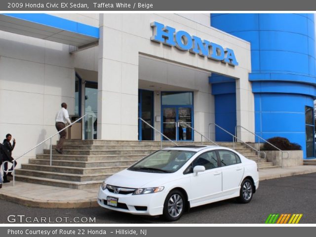 2009 Honda Civic EX Sedan in Taffeta White