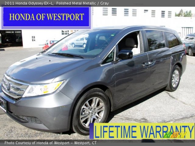 2011 Honda Odyssey EX-L in Polished Metal Metallic