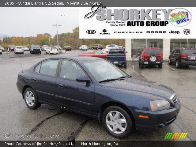 2005 Hyundai Elantra GLS Sedan in Moonlit Blue