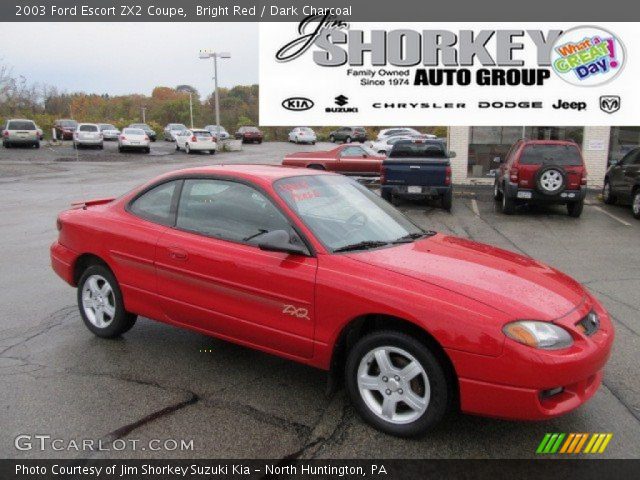 2003 Ford Escort ZX2 Coupe in Bright Red