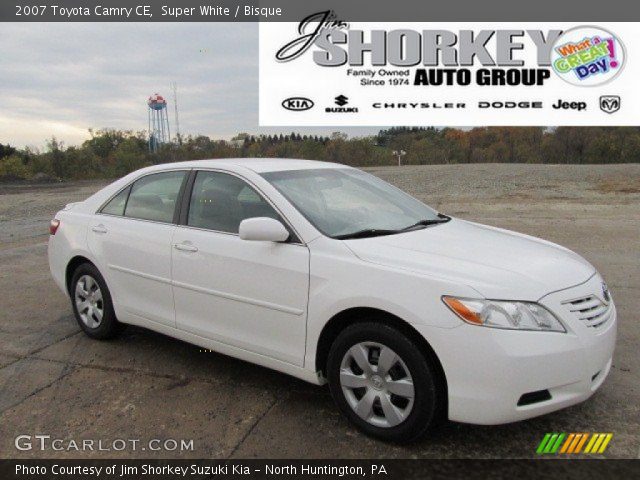 2007 Toyota Camry CE in Super White