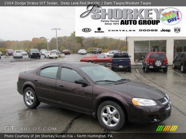 2004 Dodge Stratus SXT Sedan in Deep Lava Red Metallic