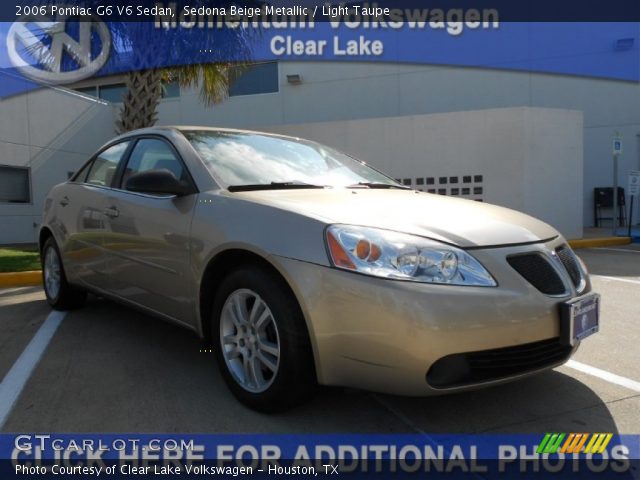 2006 Pontiac G6 V6 Sedan in Sedona Beige Metallic