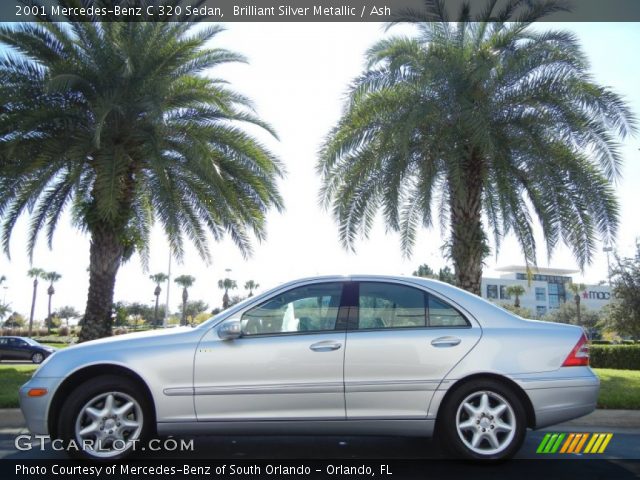 2001 Mercedes-Benz C 320 Sedan in Brilliant Silver Metallic