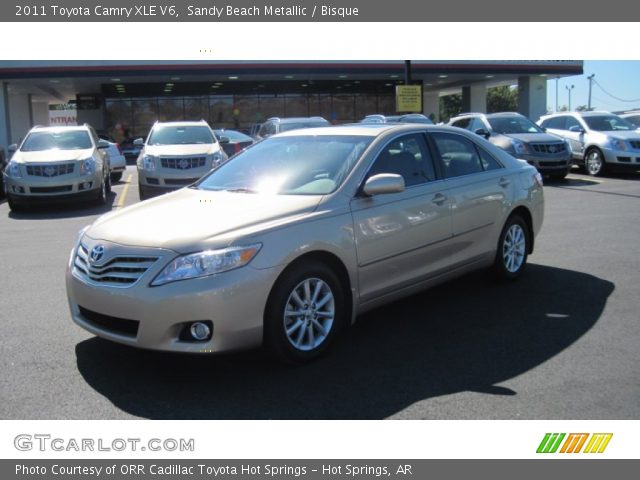2011 Toyota Camry XLE V6 in Sandy Beach Metallic