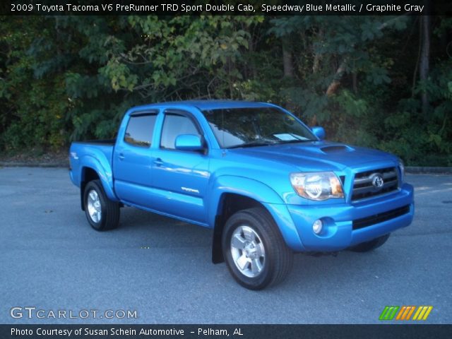 2009 Toyota Tacoma V6 PreRunner TRD Sport Double Cab in Speedway Blue Metallic