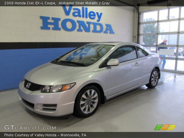 2009 Honda Civic EX-L Coupe in Alabaster Silver Metallic
