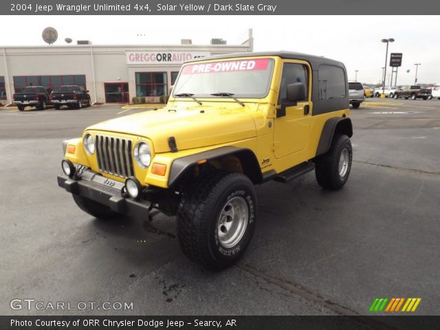 2004 Jeep Wrangler Unlimited 4x4 in Solar Yellow