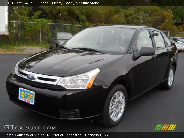2011 Ford Focus SE Sedan in Ebony Black