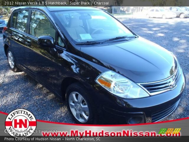 2012 Nissan Versa 1.8 S Hatchback in Super Black