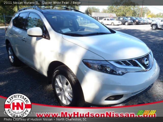 2011 Nissan Murano SL in Glacier White Pearl