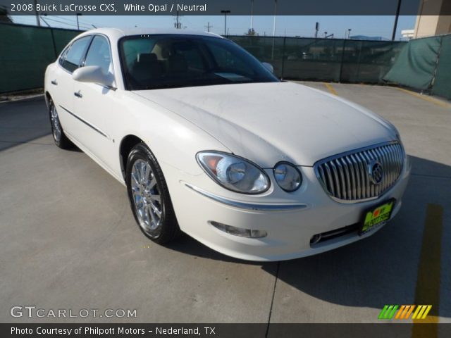 2008 Buick LaCrosse CXS in White Opal