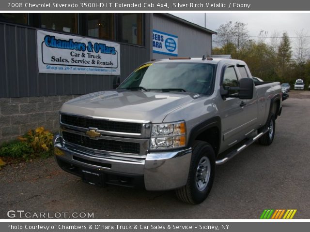 2008 Chevrolet Silverado 3500HD LT Extended Cab 4x4 in Silver Birch Metallic