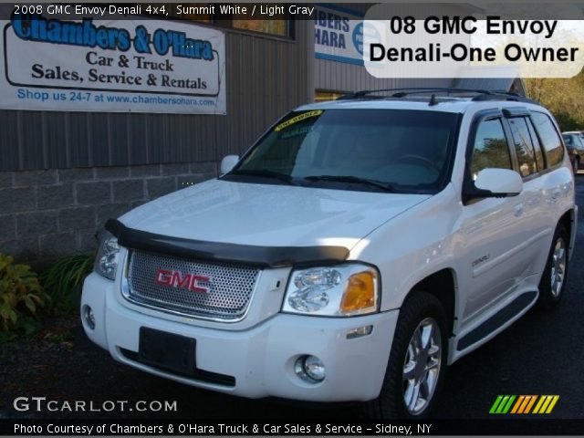 2008 GMC Envoy Denali 4x4 in Summit White