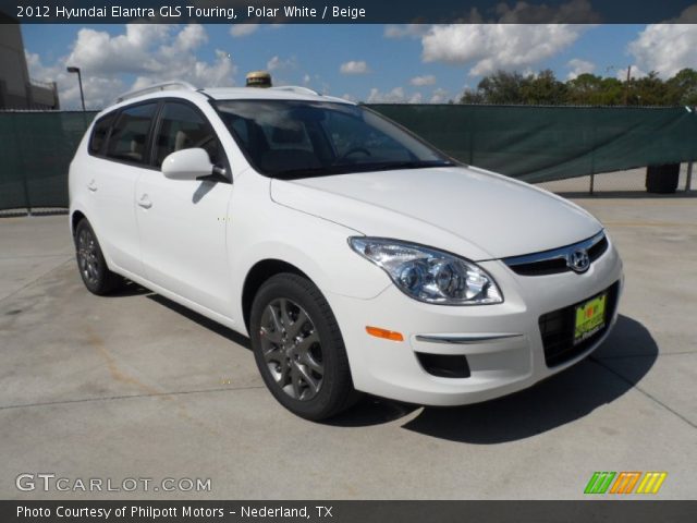 2012 Hyundai Elantra GLS Touring in Polar White