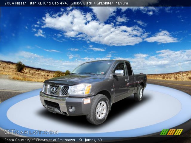 2004 Nissan Titan XE King Cab 4x4 in Galaxy Black