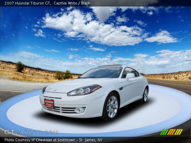 2007 Hyundai Tiburon GT in Captiva White