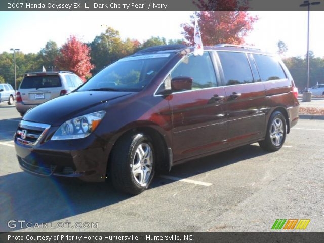 2007 Honda Odyssey EX-L in Dark Cherry Pearl