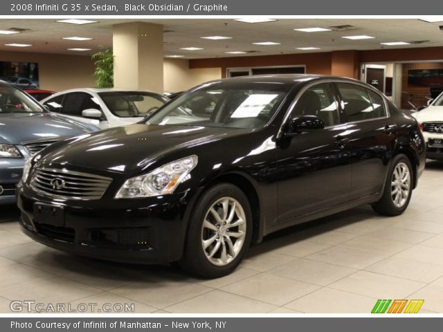 2008 Infiniti G 35 x Sedan in Black Obsidian