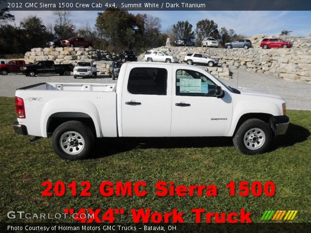 2012 GMC Sierra 1500 Crew Cab 4x4 in Summit White