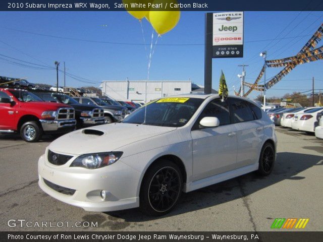 2010 Subaru Impreza WRX Wagon in Satin White Pearl