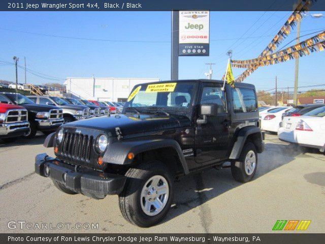 2011 Jeep Wrangler Sport 4x4 in Black