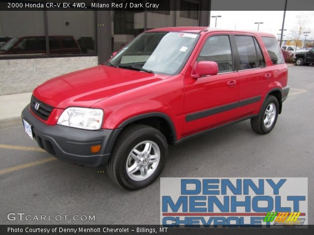 2000 Honda CR-V EX 4WD in Milano Red