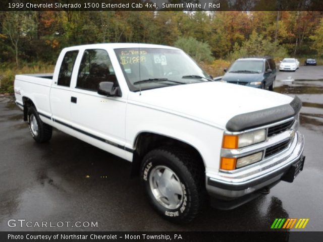 1999 Chevrolet Silverado 1500 Extended Cab 4x4 in Summit White