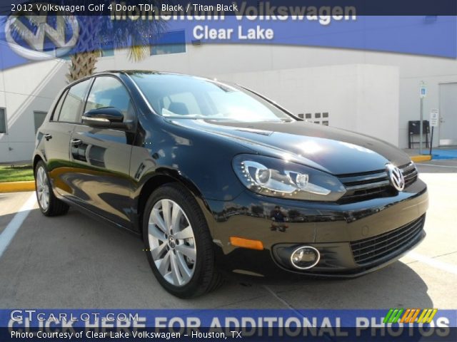 2012 Volkswagen Golf 4 Door TDI in Black