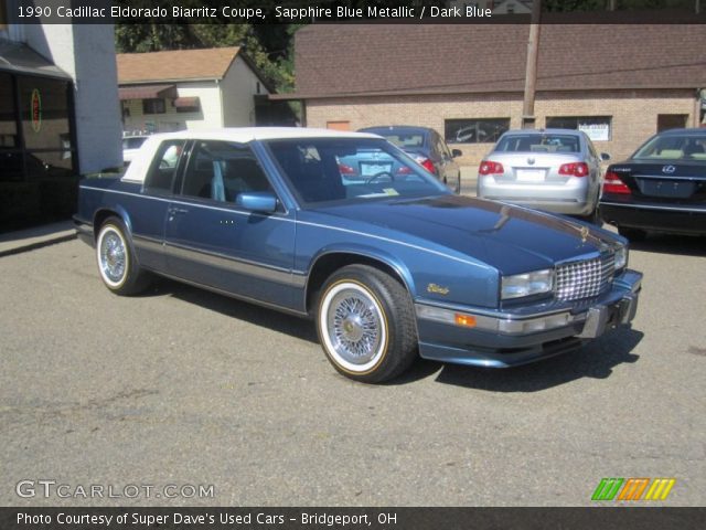 1990 Cadillac Eldorado Biarritz Coupe in Sapphire Blue Metallic