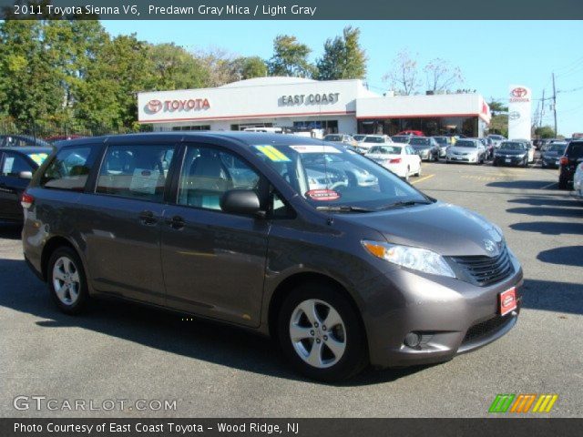 2011 Toyota Sienna V6 in Predawn Gray Mica