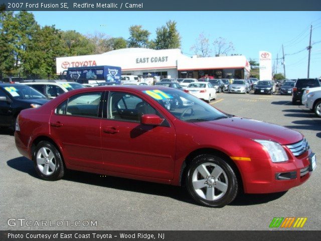 2007 Ford Fusion SE in Redfire Metallic