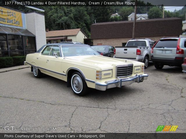 1977 Ford LTD Landau 4 Door Pillared Hardtop in Cream