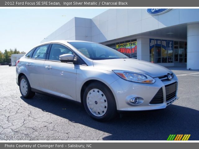 2012 Ford Focus SE SFE Sedan in Ingot Silver Metallic