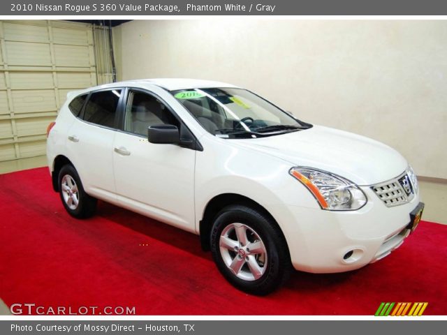 2010 Nissan Rogue S 360 Value Package in Phantom White