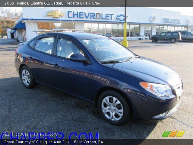 2009 Hyundai Elantra GLS Sedan in Regatta Blue