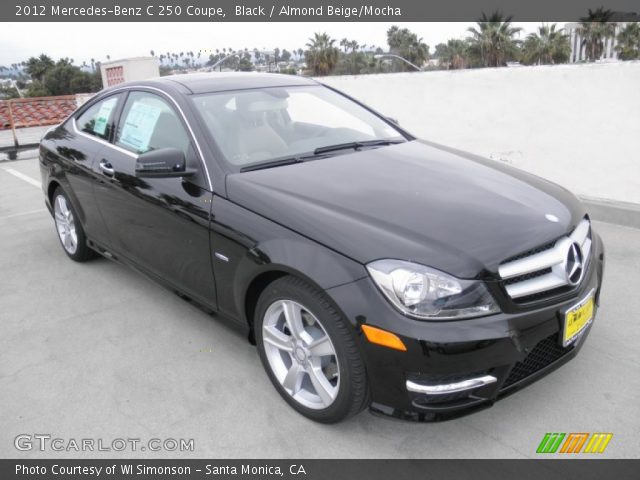 2012 Mercedes-Benz C 250 Coupe in Black