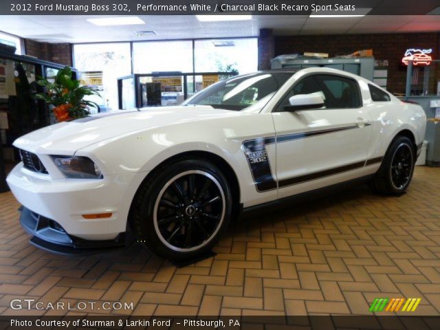 2012 Ford Mustang Boss 302 in Performance White