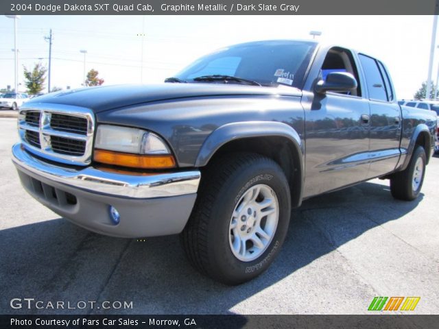 2004 Dodge Dakota SXT Quad Cab in Graphite Metallic