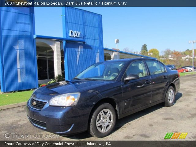 2007 Chevrolet Malibu LS Sedan in Dark Blue Metallic