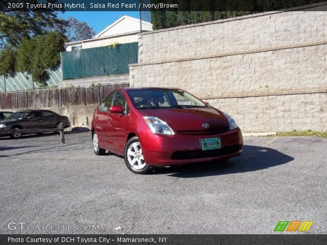 2005 Toyota Prius Hybrid in Salsa Red Pearl