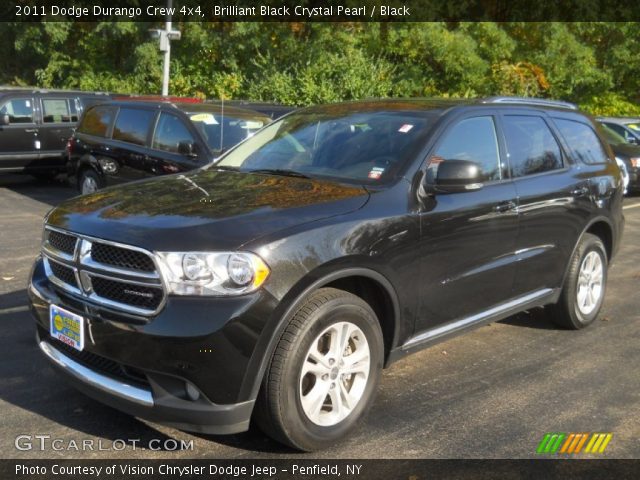 2011 Dodge Durango Crew 4x4 in Brilliant Black Crystal Pearl