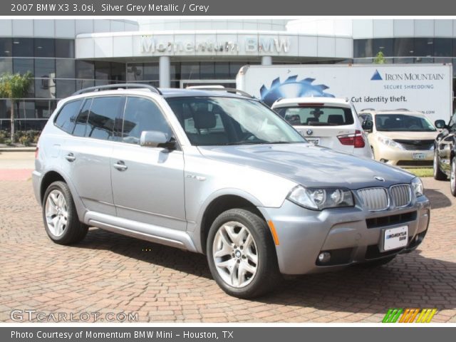 2007 BMW X3 3.0si in Silver Grey Metallic