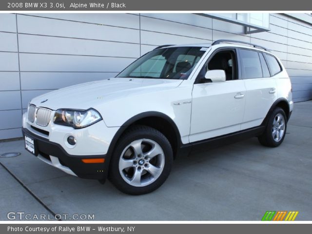2008 BMW X3 3.0si in Alpine White