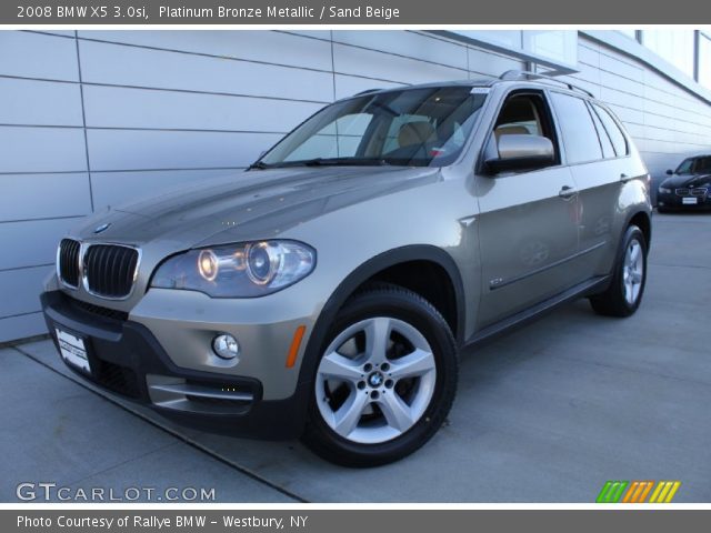 2008 BMW X5 3.0si in Platinum Bronze Metallic