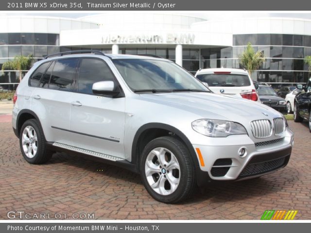 2011 BMW X5 xDrive 35d in Titanium Silver Metallic